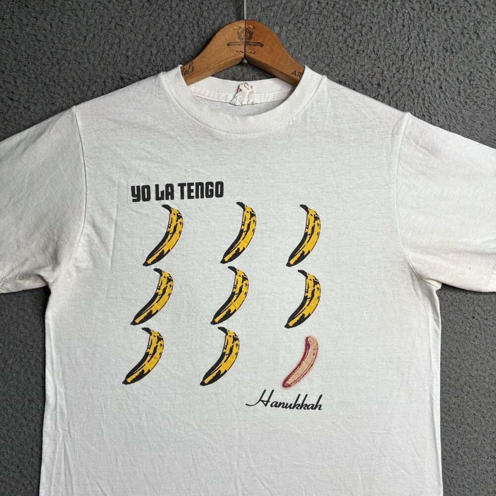 Vintage Yo La Tengo ‎Hanukkah Tour Shirt Indie Rock Band 2010 Soapbox Mens Small